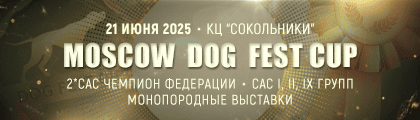 21  2025 "Moscow Dog Fest Cup": 2 + 1-2-9  (Specialty)+4 +1 - 